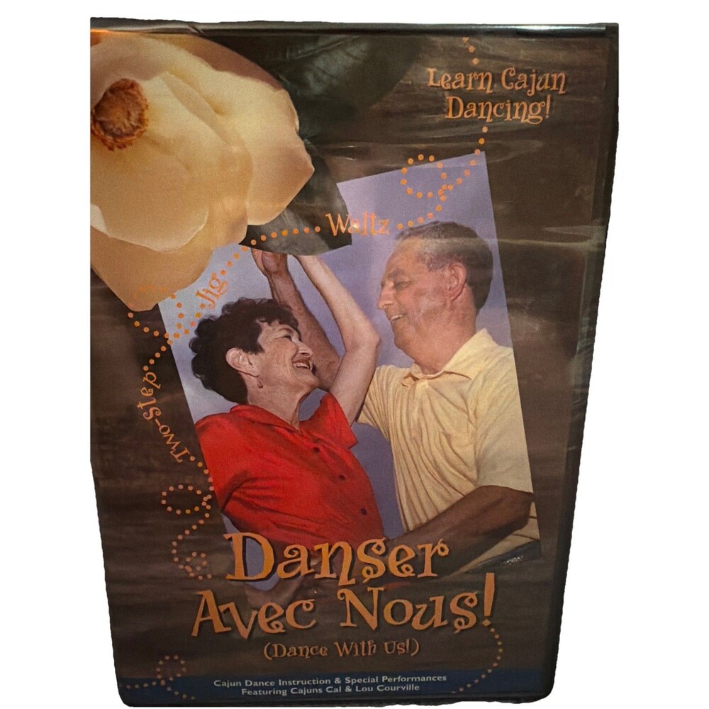 Danser Avec Nous (dance With Me) Learn Cajun Dancing, Waltz DVD New Sealed